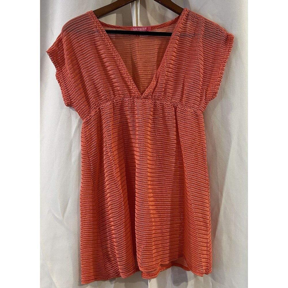 Southern Breeze Ladies  Cover Up Size Medium‎ Coral/orange